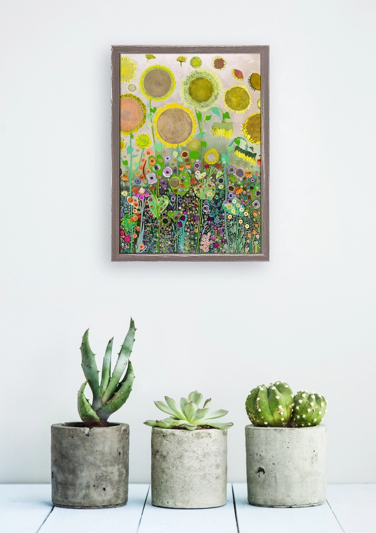 Sunflower Garden Mini Canvas