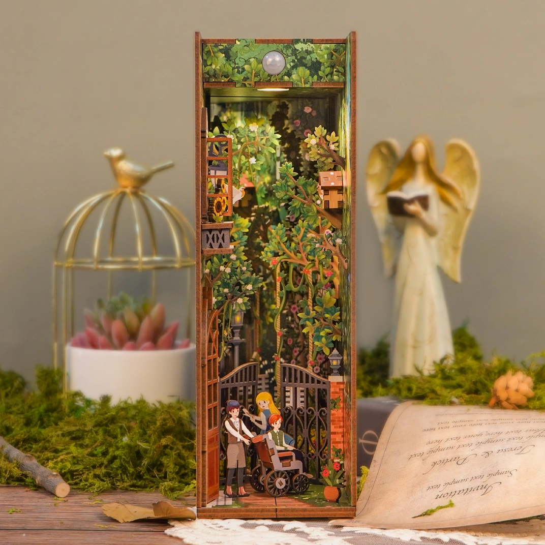 DIY Miniature Book Nook Kit: Secret Garden