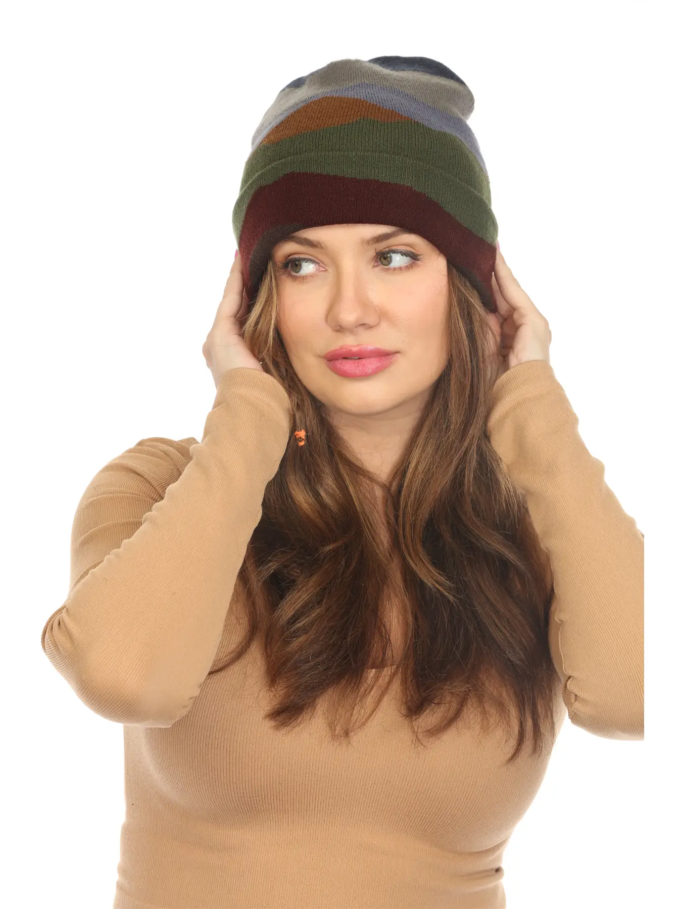 Mountain Landscape Beanie