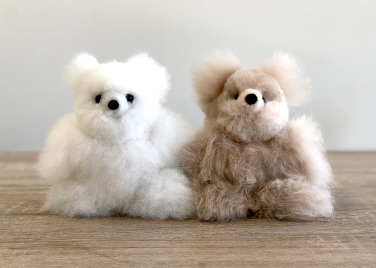 Alpaca Stuffed Animal - Bear Micro 7"