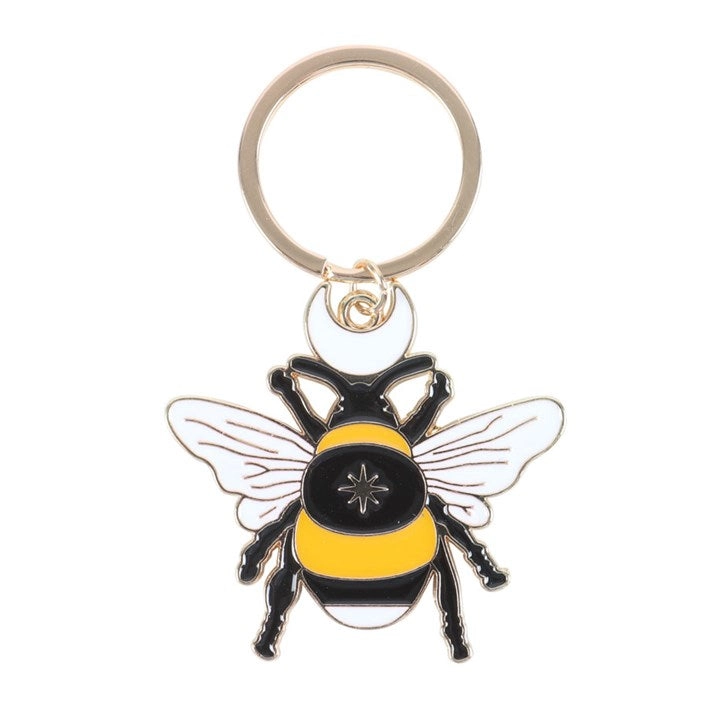 Forest Bee Keyring