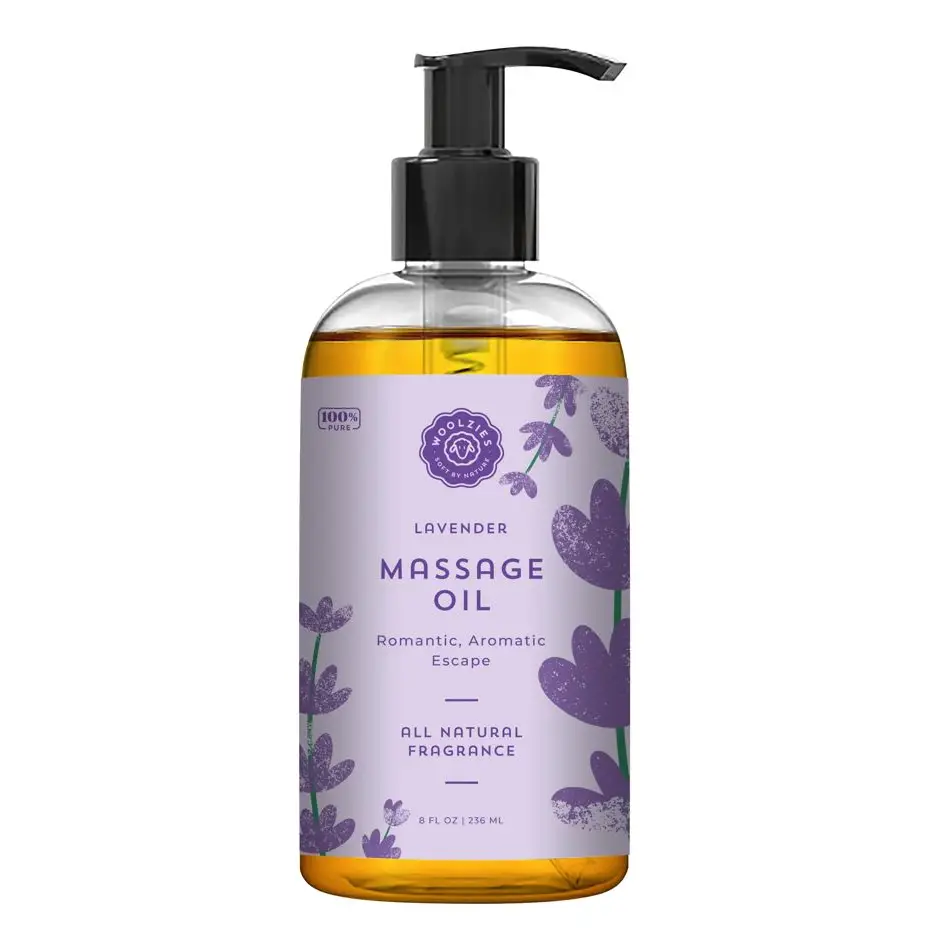 Lavender Massage Body Oil 8oz
