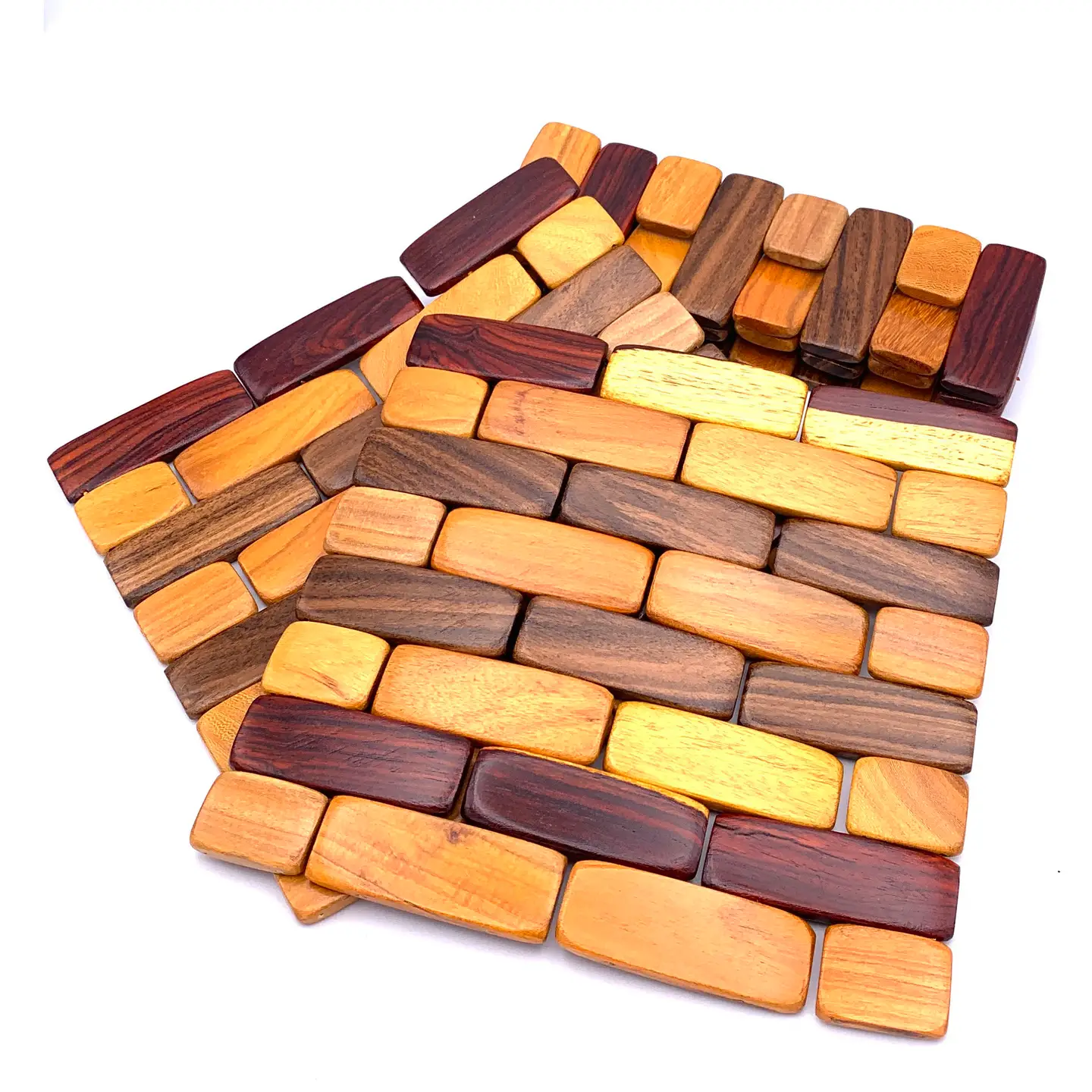 Tropical Hardwood Foldable Trivet