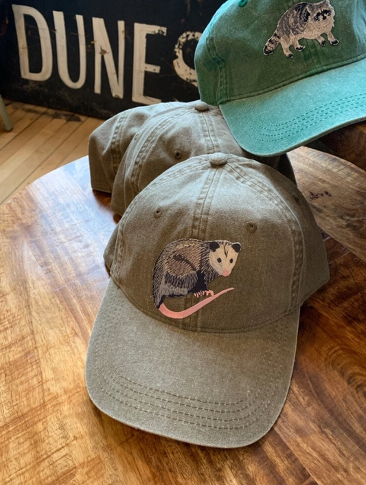 Opossum Embroidered Hat