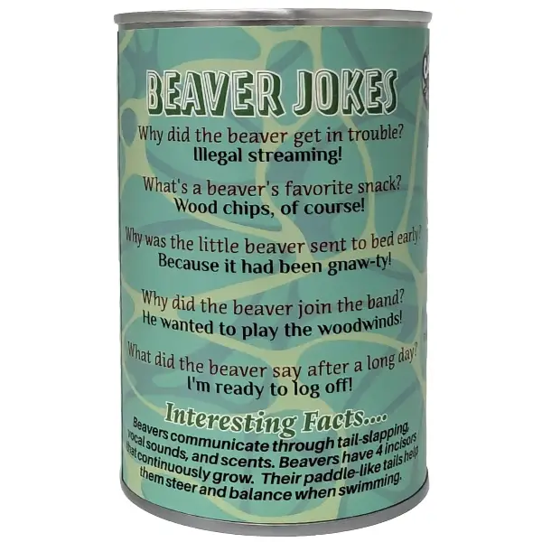Canned Chipped the Beaver Stuffed Animal