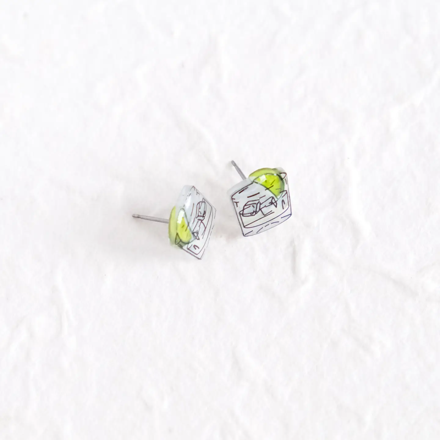 Tequila On the Rocks Stud Earrings