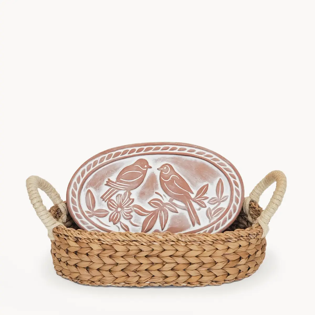 Breadwarmer Oval Love Birds