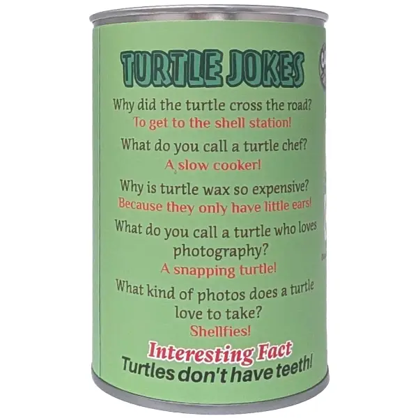 Canned Sea Turtle Stuffed Animal