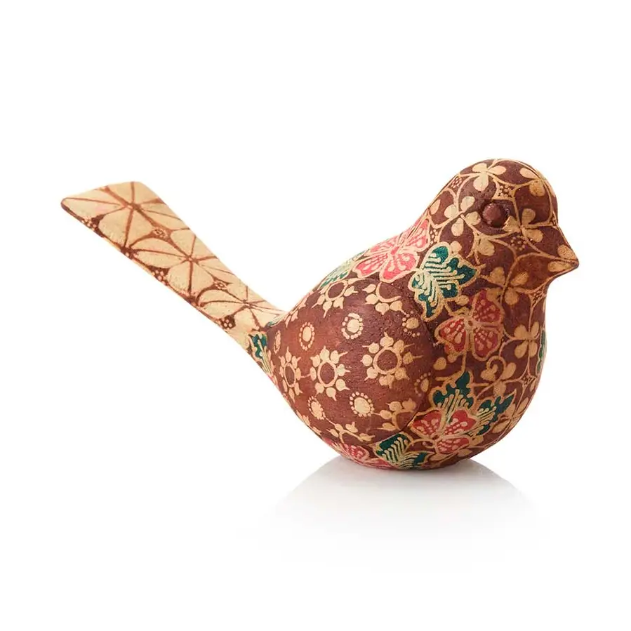 Batik Blossoms Bird