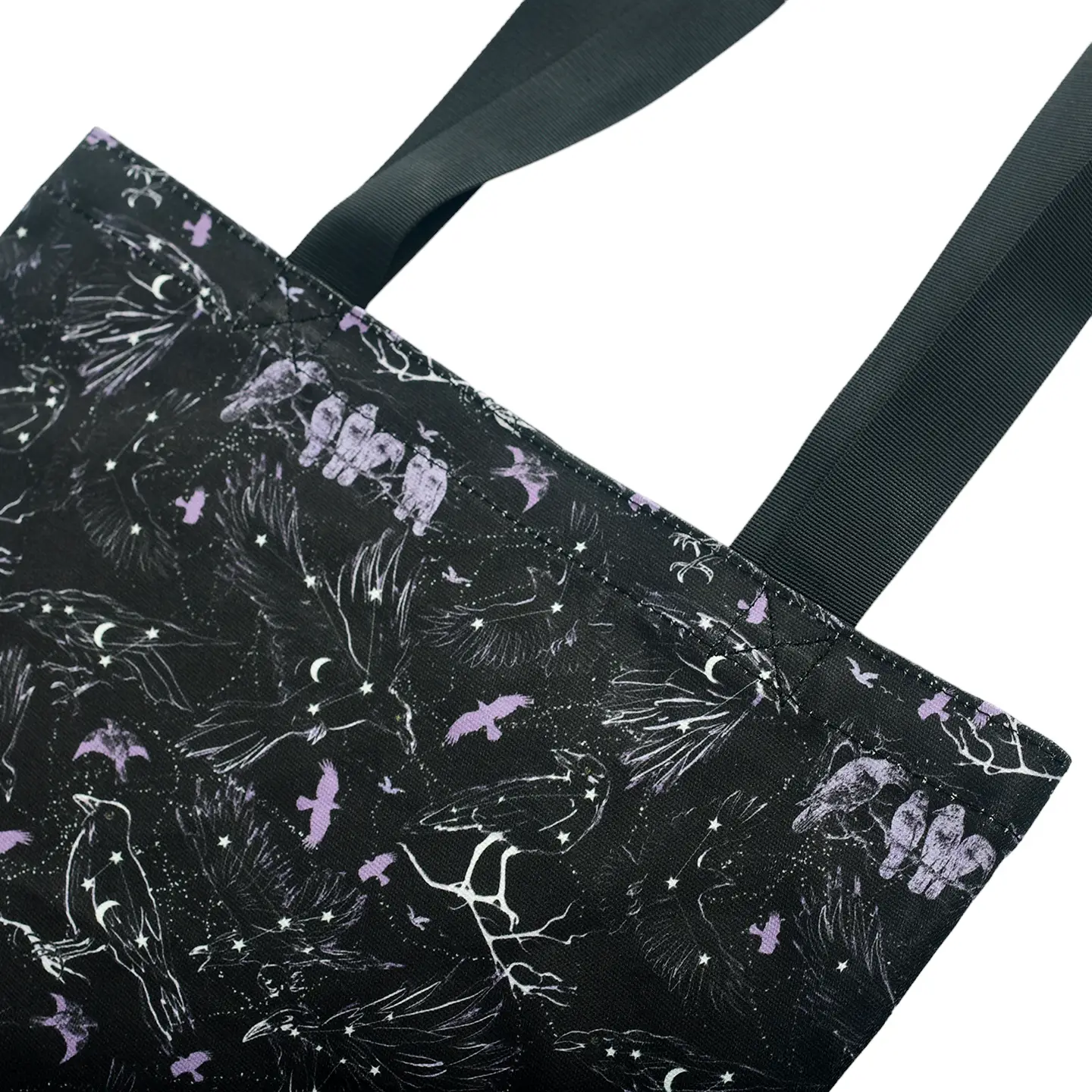 Mystic Murder Crows Shopping Tote