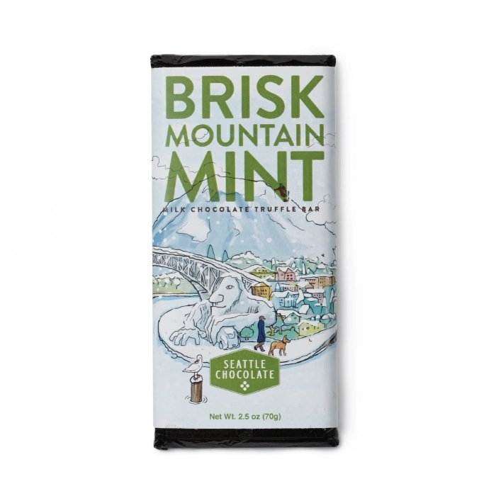 Brisk Mountain Mint Truffle Bar