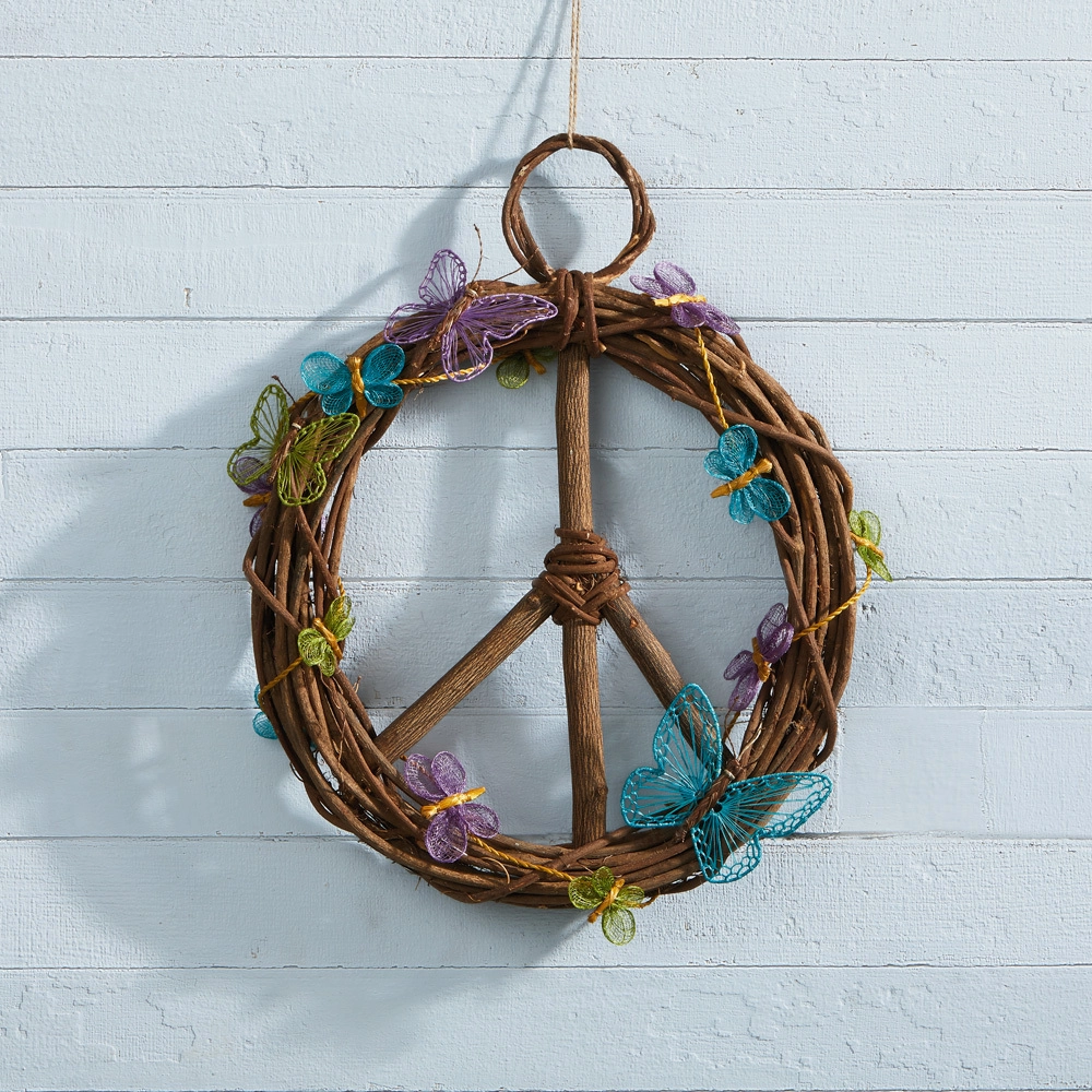 Grapevine Peace Wreath