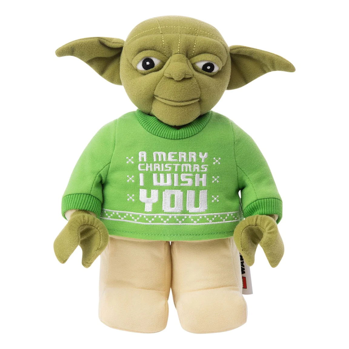 Lego Yoda Holiday Stuffed Animal