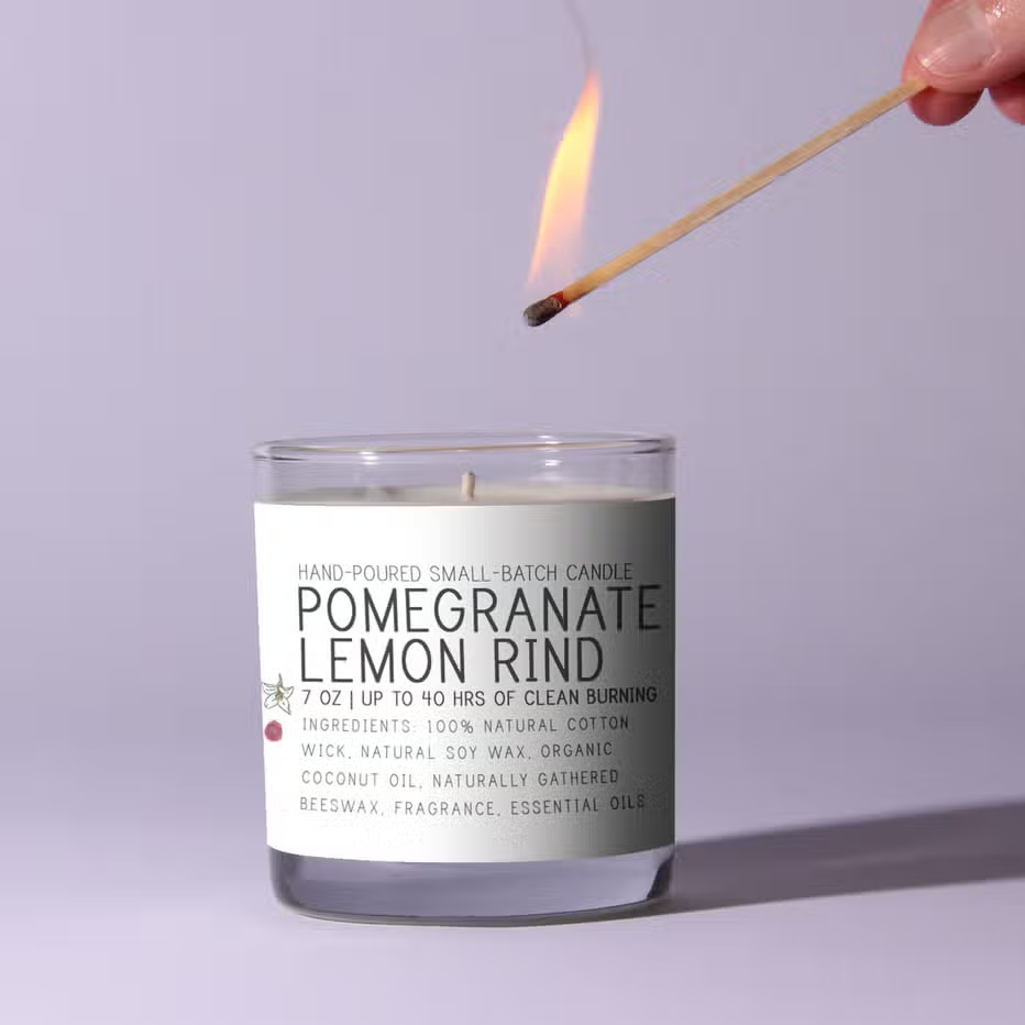 Candle - Pomegranate & Lemon