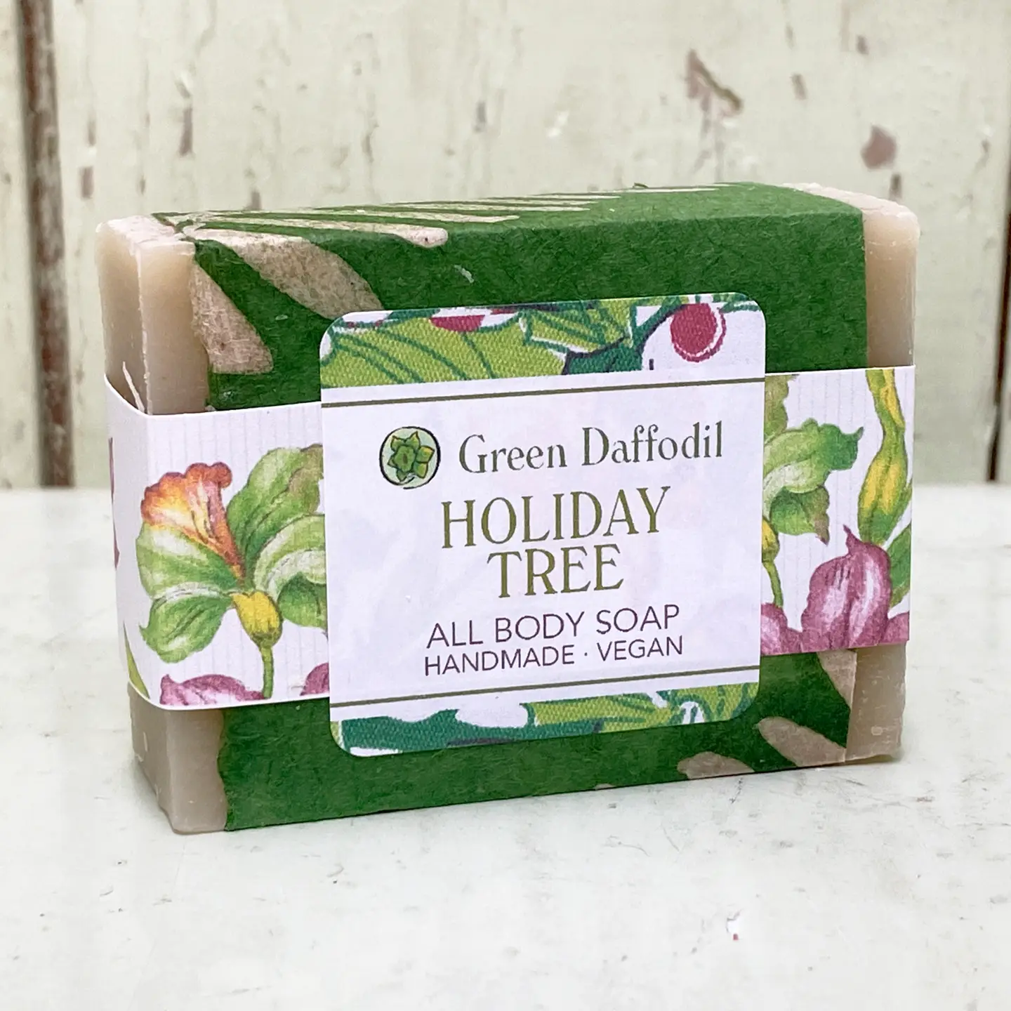 Holiday Tree Natural Handmade Bar Soap