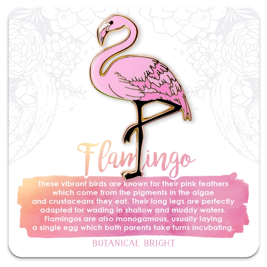 Flamingo Enamel Pin