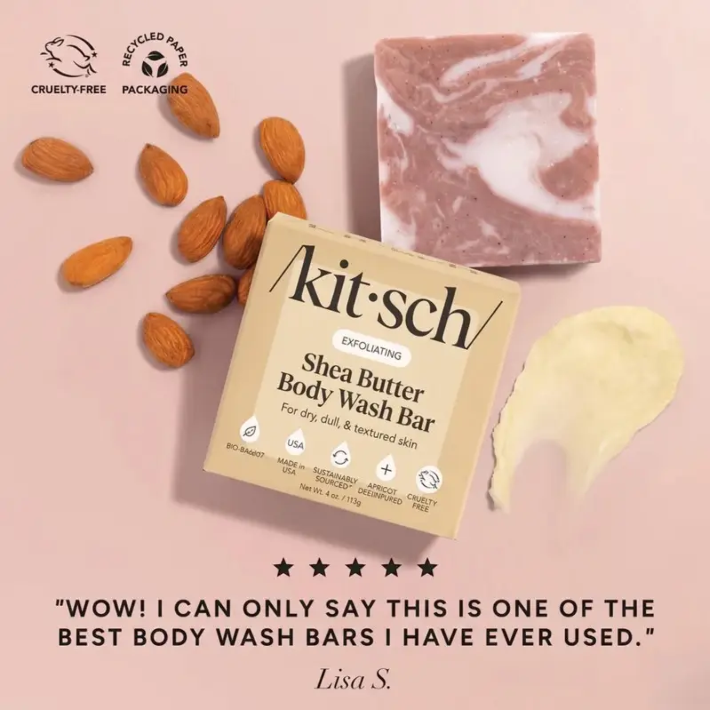 Shea Butter Exfoliating Body Wash Bar