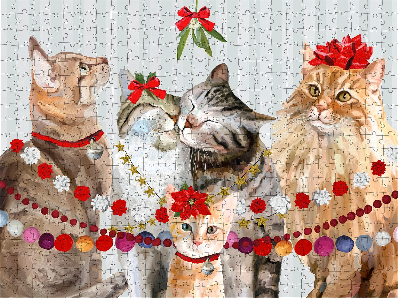 Festive Cat Brunch Puzzle