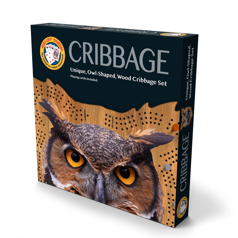 Owl Cribbage Board