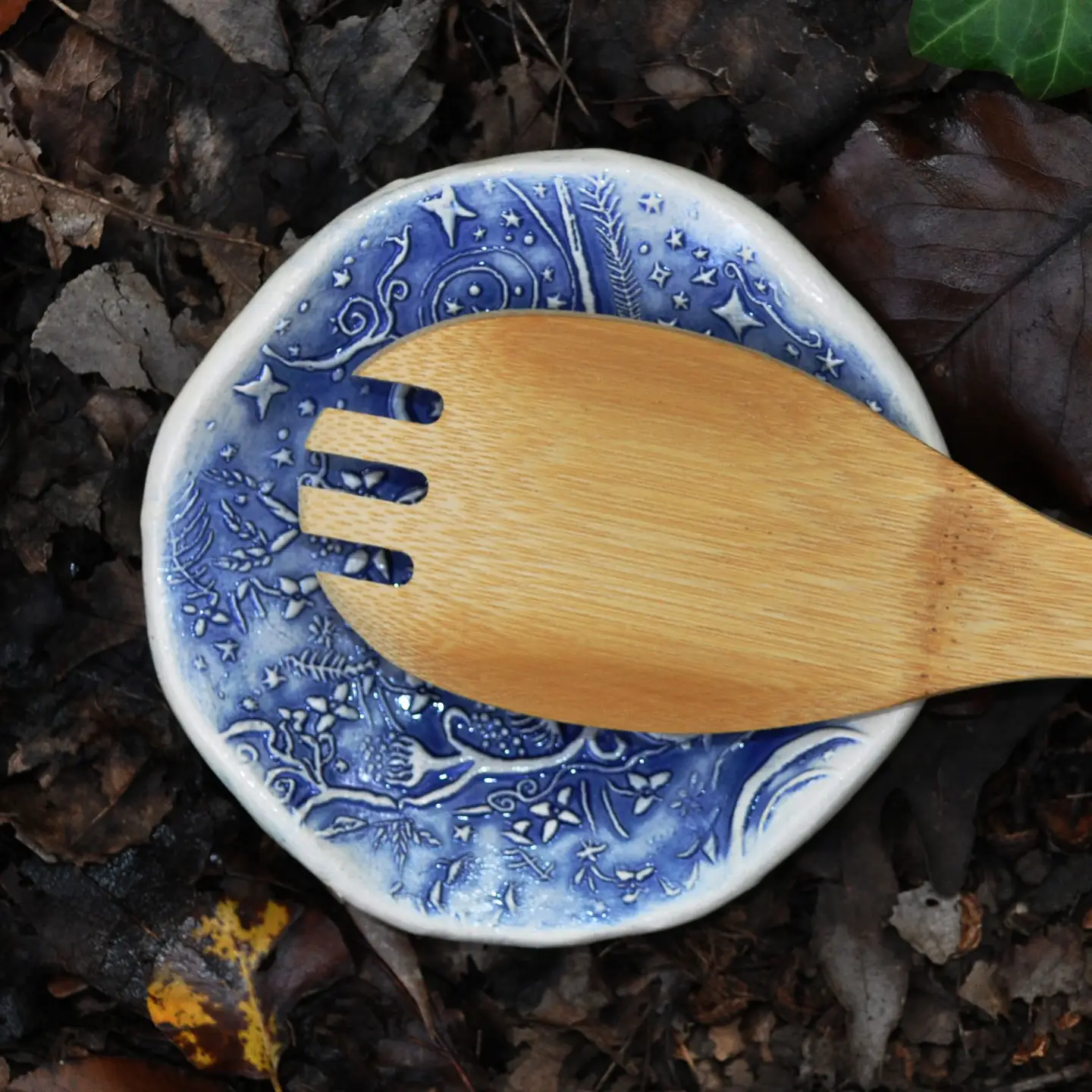 Night Owl Pottery Dish