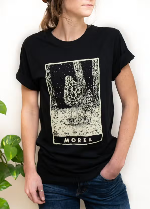 Morel Mushroom Tarot T-Shirt