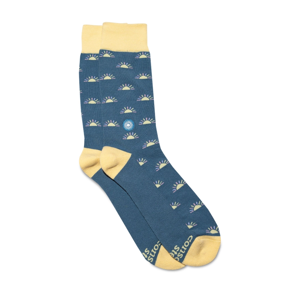 Socks Support Mental Health Rising Suns