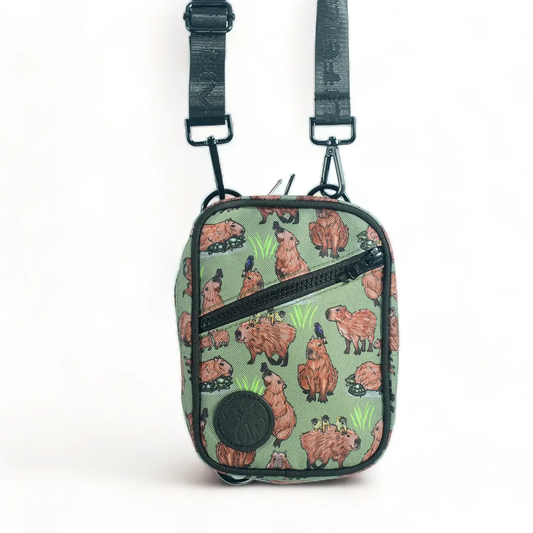 Happy Capy Capybara Crossbody Snapshot