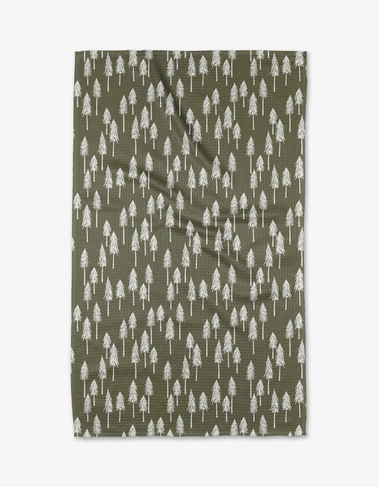 Geometry Tea Towel: Forest Hill