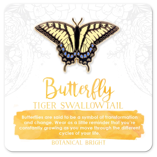 Swallowtail Butterfly Enamel Pin