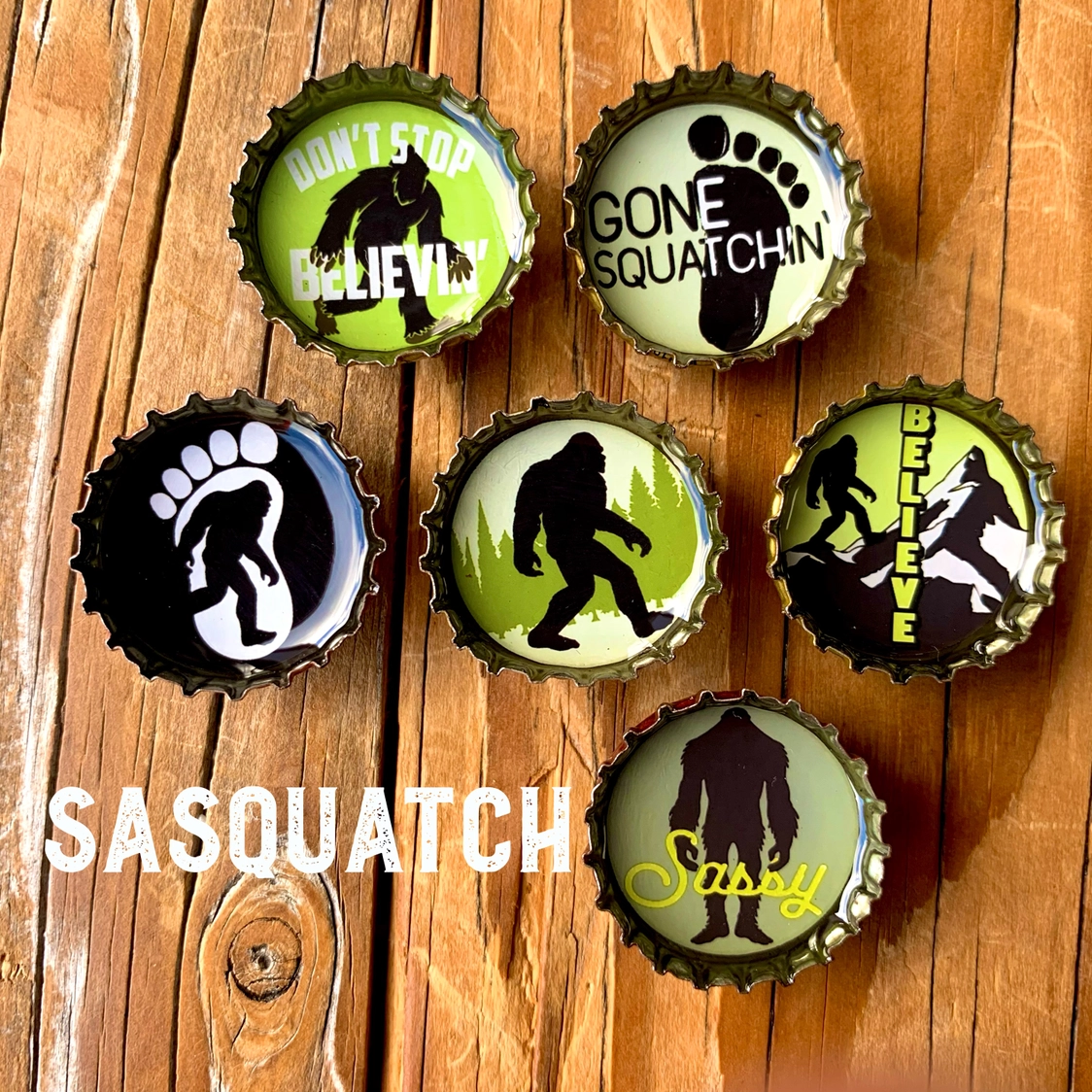 Sasquatch Magnets Pack/6