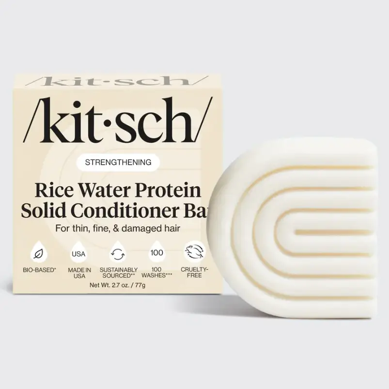 Solid Conditioner Bar: Rice Water