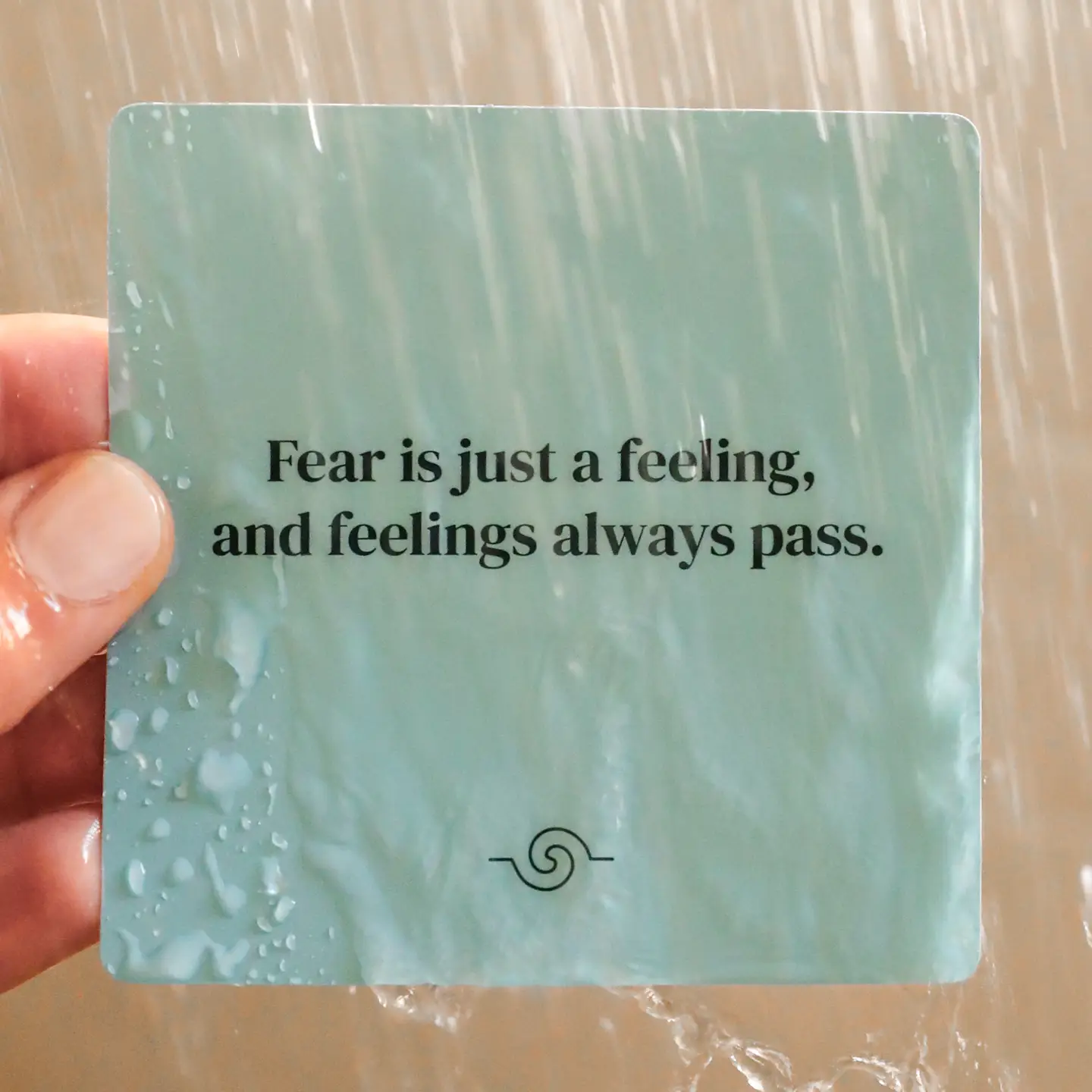 Shower Affirmation Cards