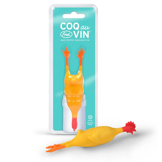 Coq Au Vin Rubber Chicken Wine Stopper