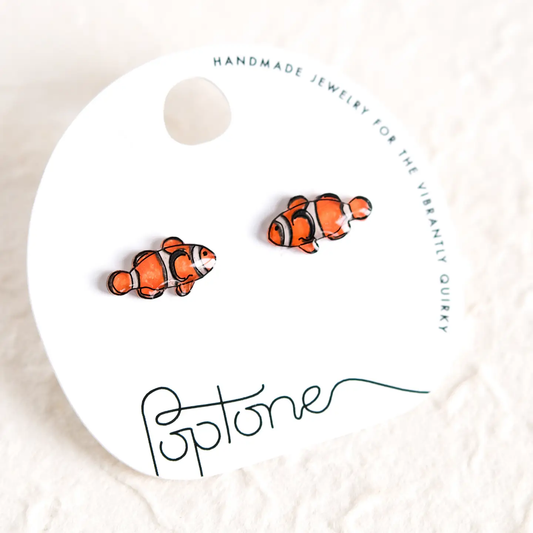 Clownfish Stud Earrings