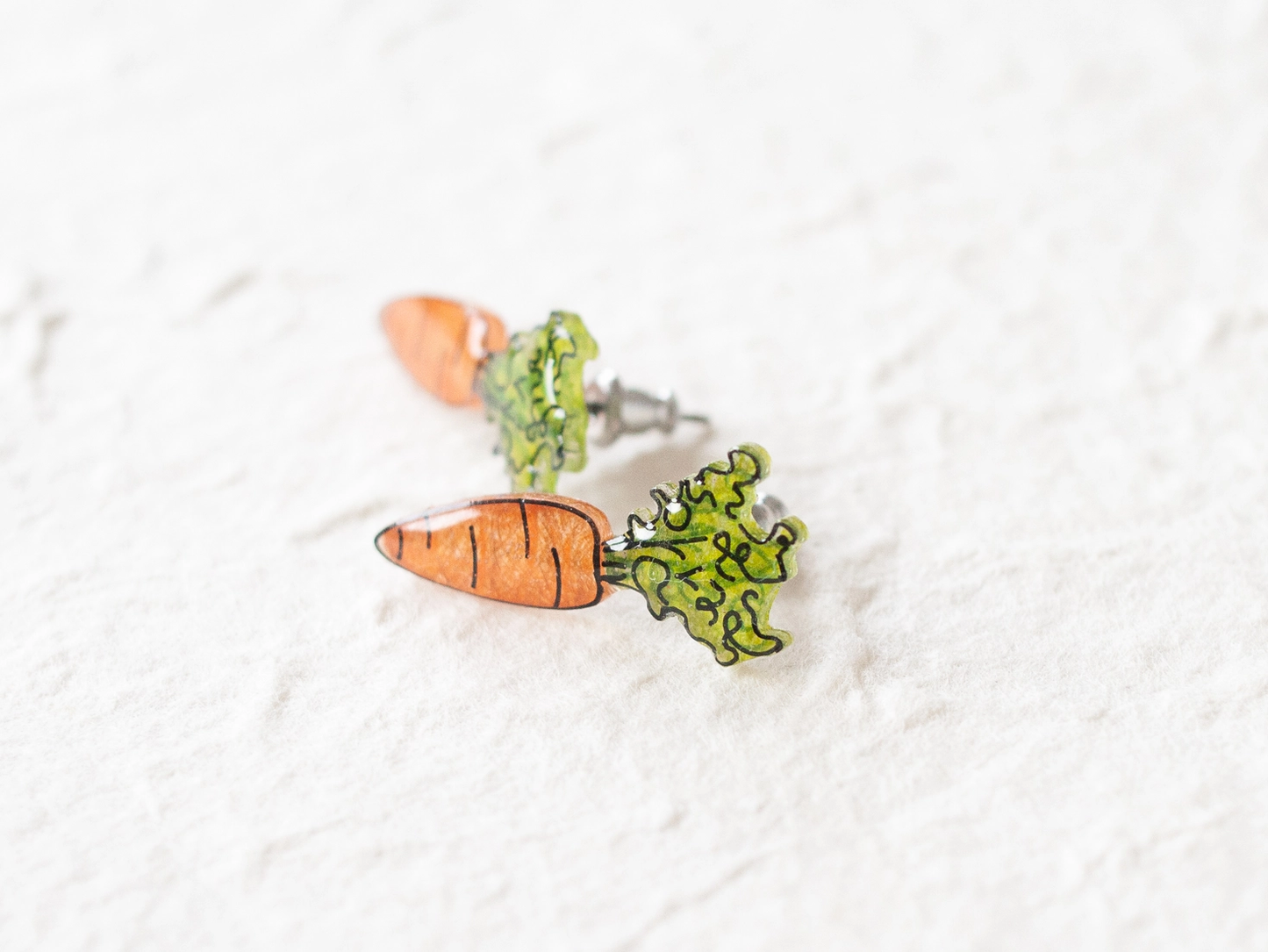 Carrot Stud Earrings