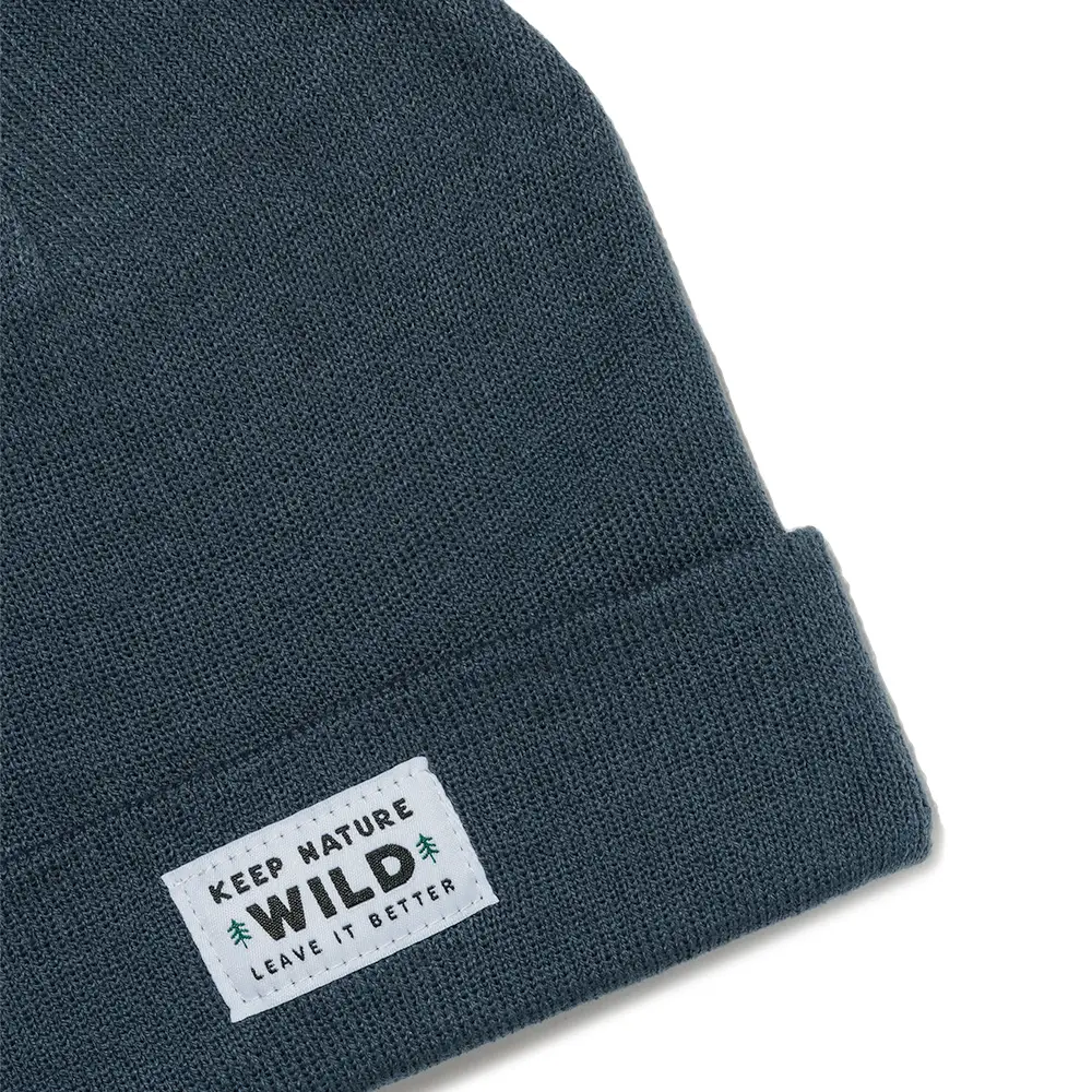 Twin Pines Cuffed Beanie -Slate