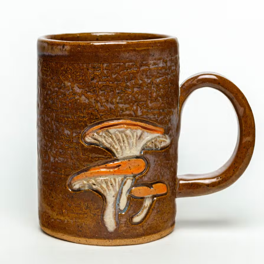 Jack O' Lantern Mushroom Mug 16oz