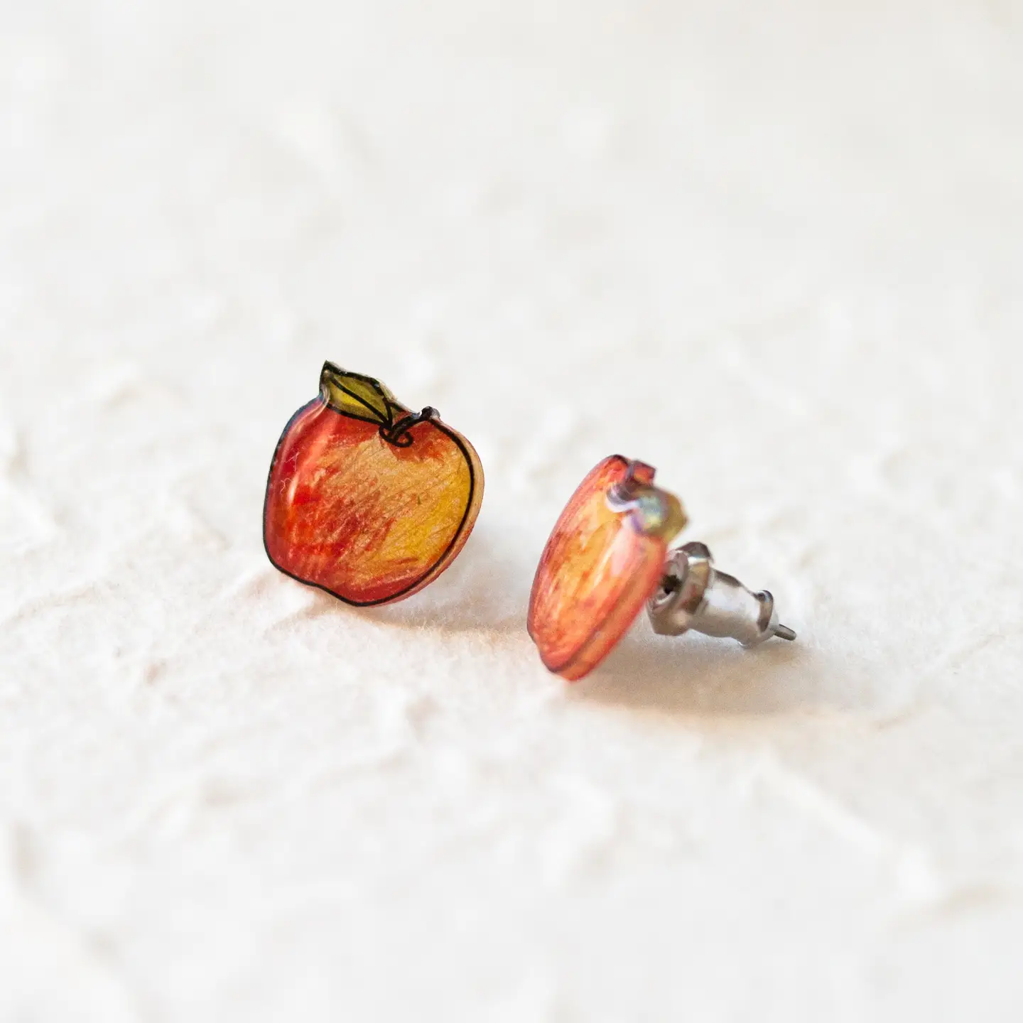 Apple Stud Earrings