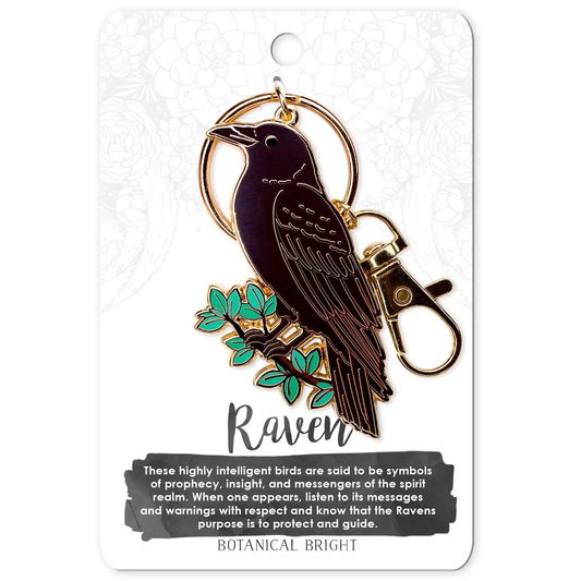 Raven Keychain