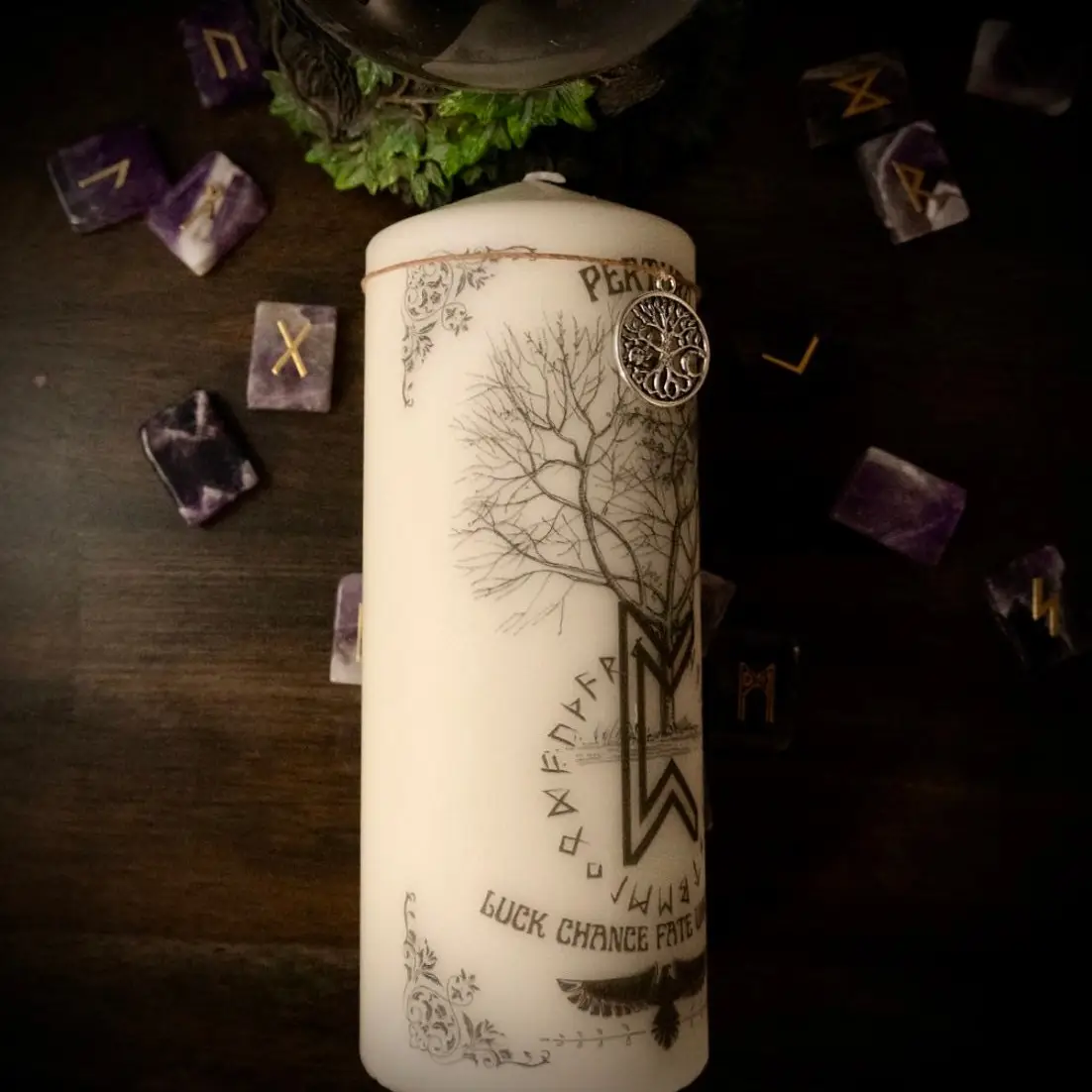 Perth Rune Decor Candle