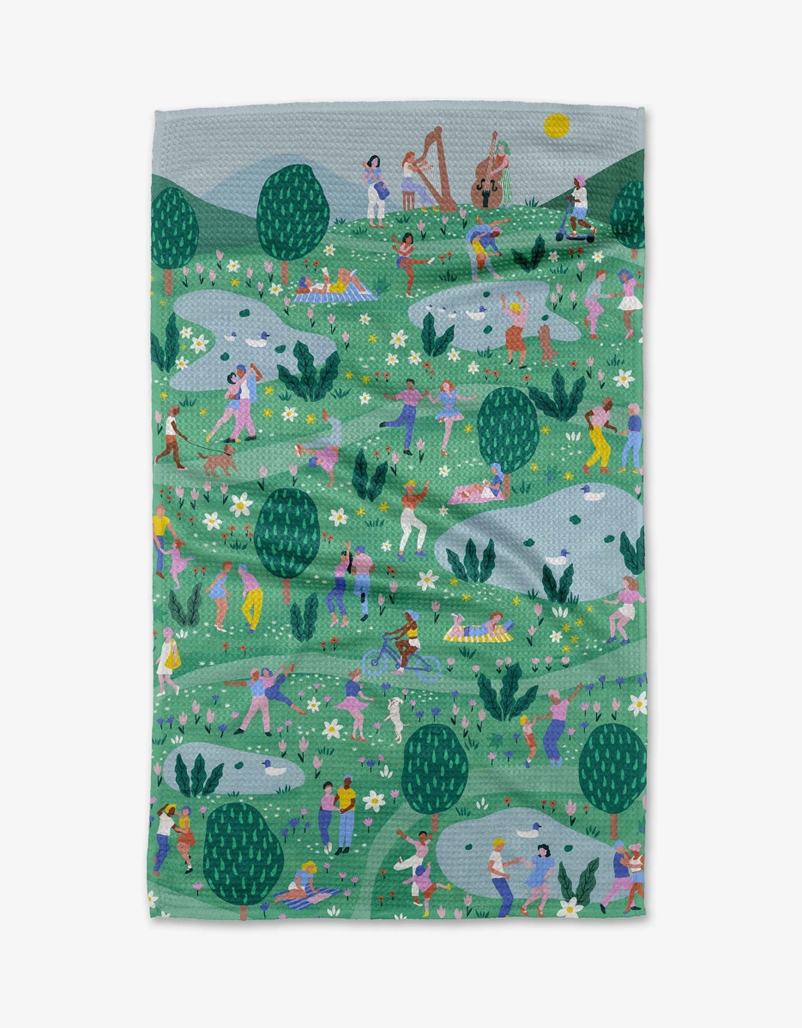 Geometry Tea Towel: Spring Festival