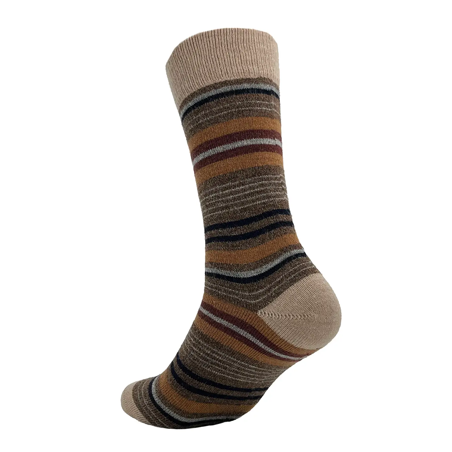 Alpaca Socks Stripe Tierra