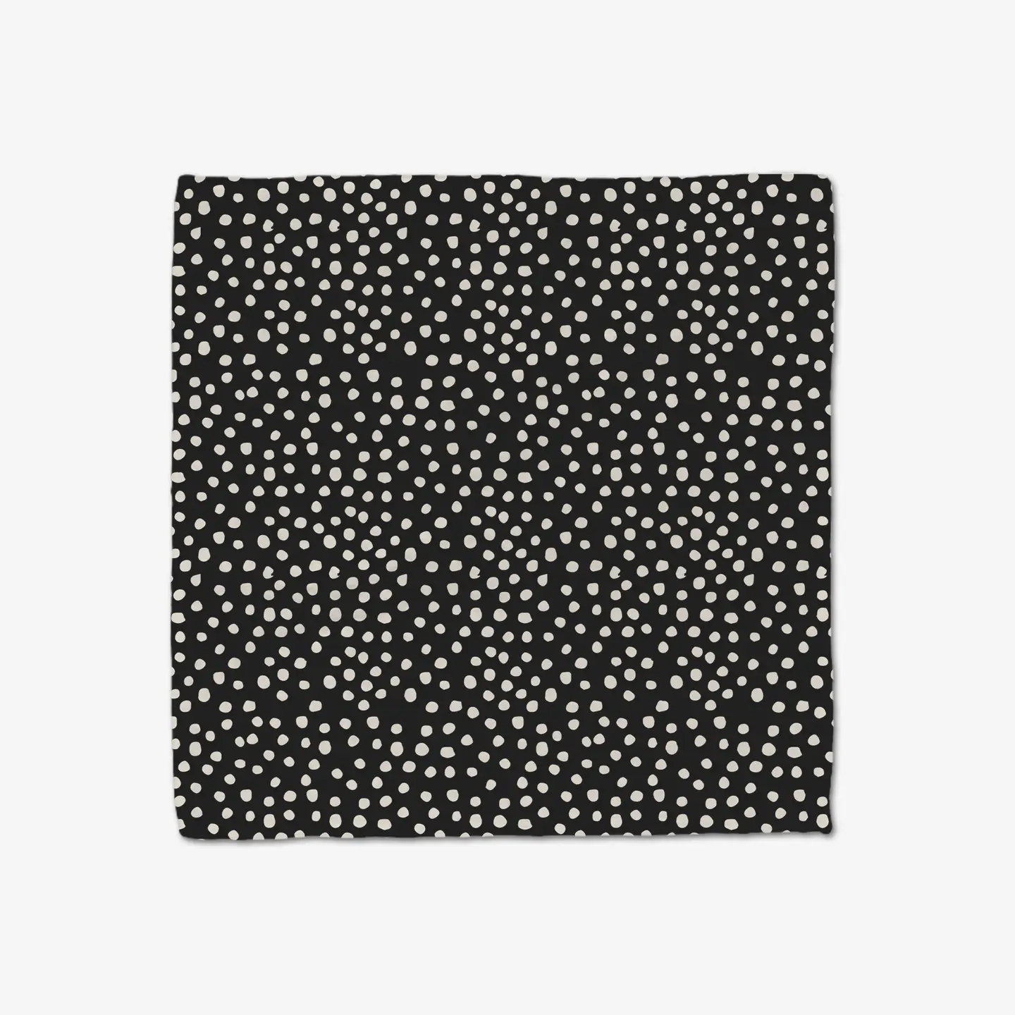 Geometry Luxe Washcloth Set: Dotty Black