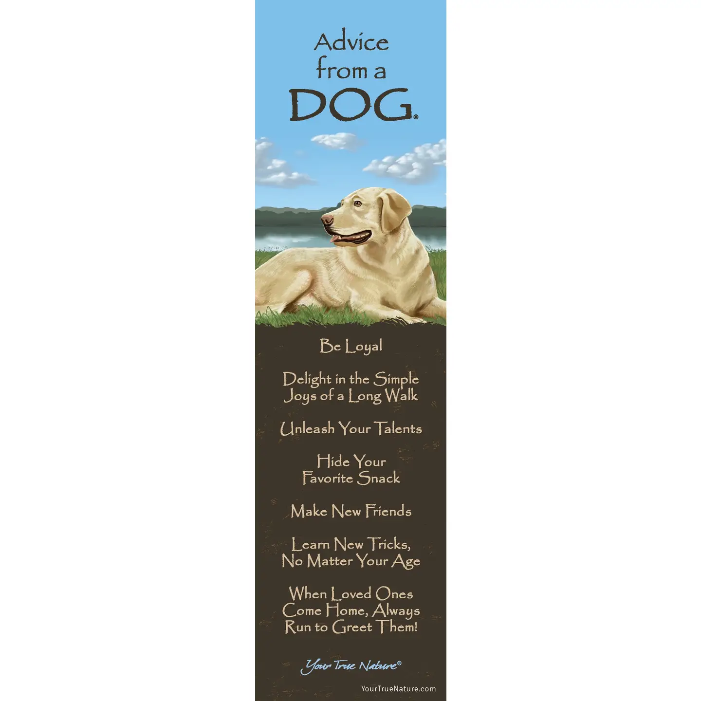 Bookmark Advice from a Dog