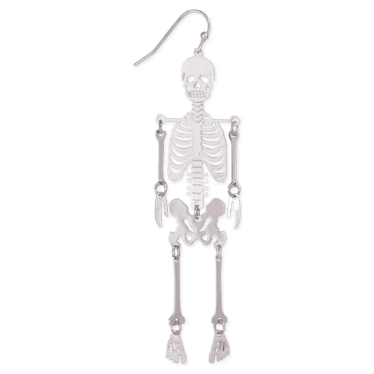 Dance Macabre Skeleton Earrings