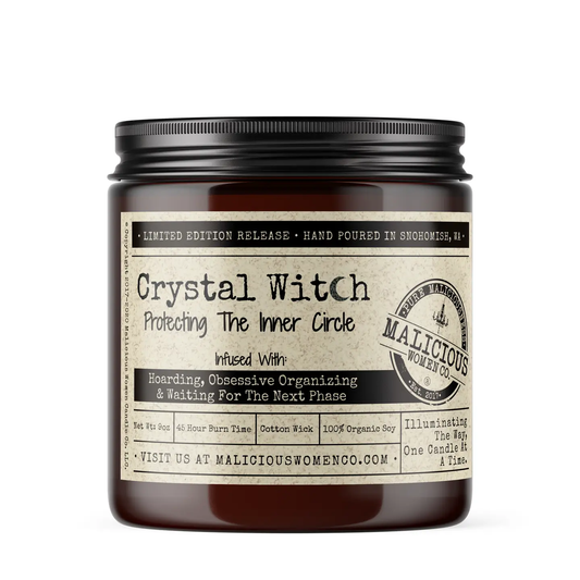 Crystal Witch Candle