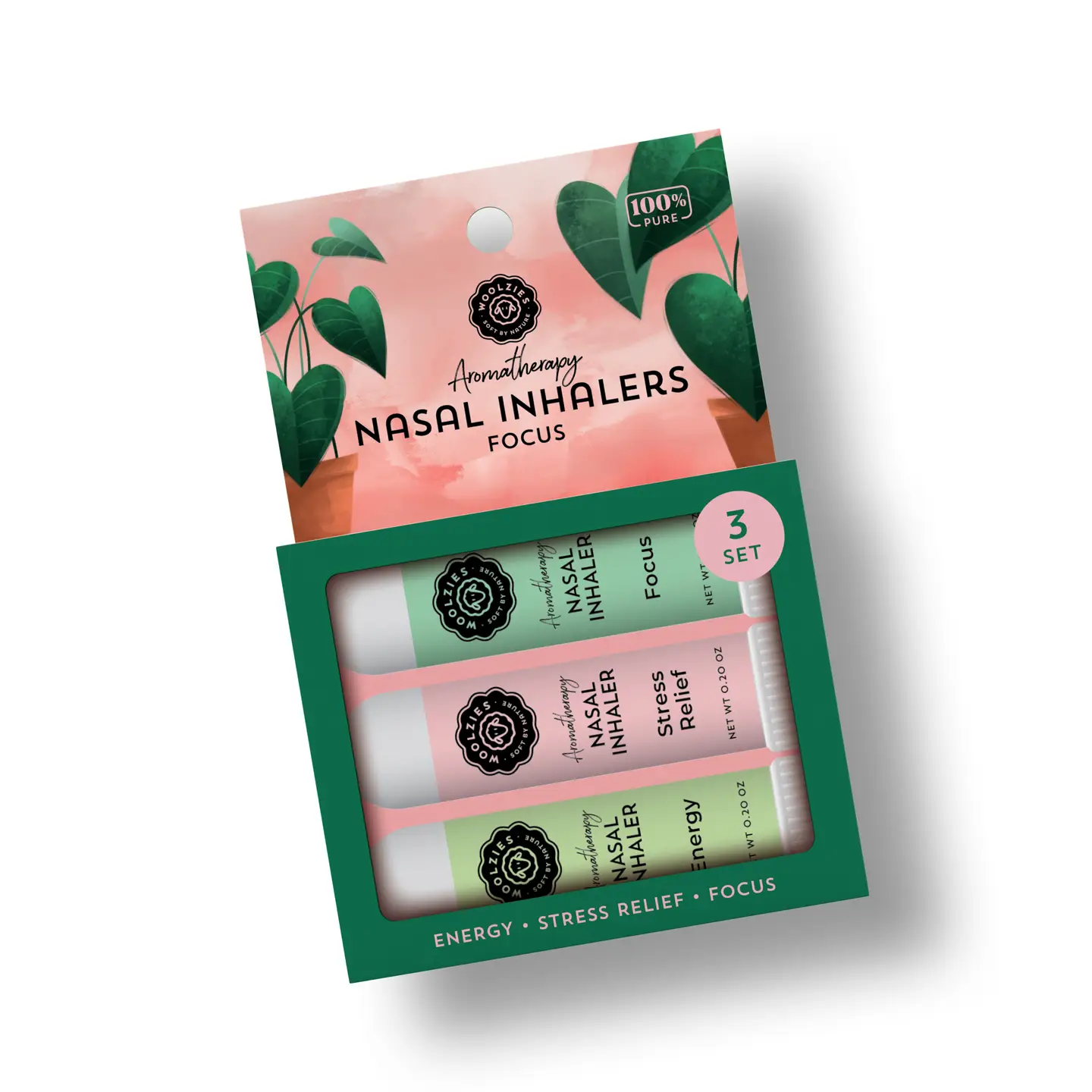 Focus Set of 3 Nasal Inhalers