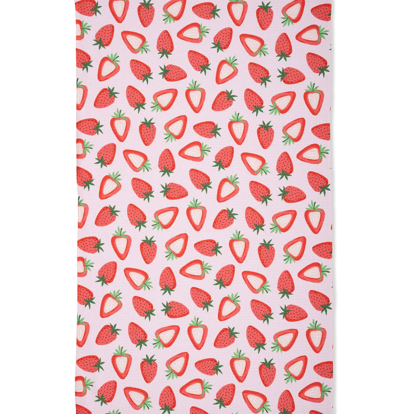 Geometry Tea Towel: Sweet Strawberry