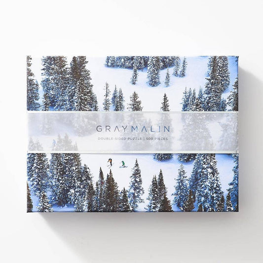 Gray Malin Ski Double Sided Puzzle