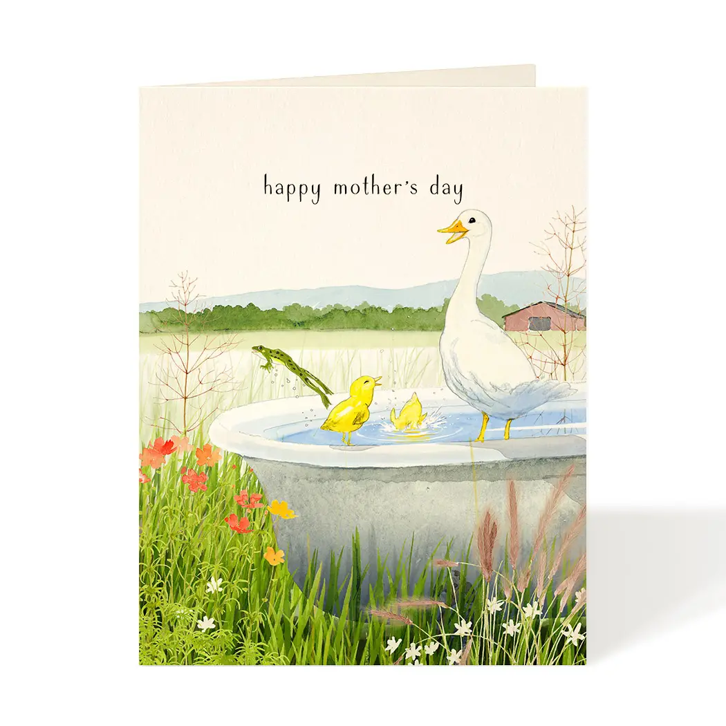 Duck Duck Frog Mother's Day Card